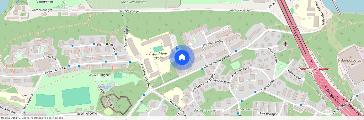 Blommensbergsvägen 158, Aspudden