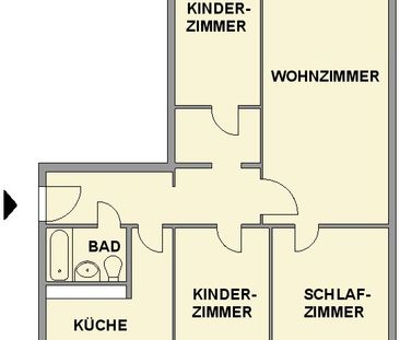 4-Raum-Familienwohnung mit Balkon - Photo 5