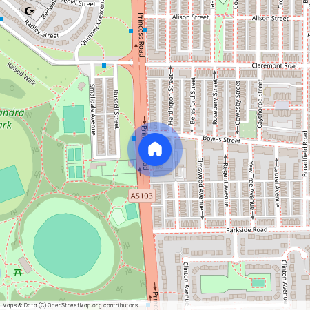 at Manchester, Route 1 Bowes st 4, Bowes Street M14