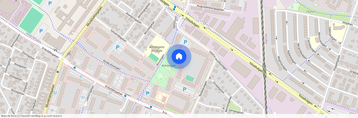 Västra Hindbyvägen 3B, Almhög