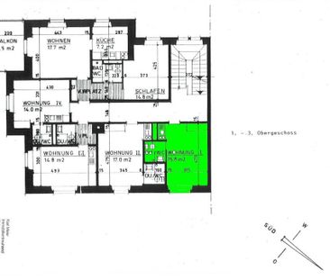 1 Zimmer, 19 m², 3. Stock - Foto 5