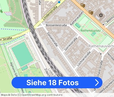Toplage: Stadtwohnung mit Zugang zum Innenhof, Nähe Zülpicher Platz - Foto 1