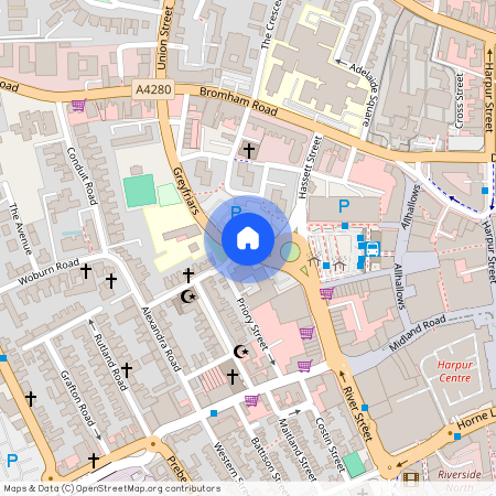 Greyfriars, Bedford, Bedfordshire, MK40