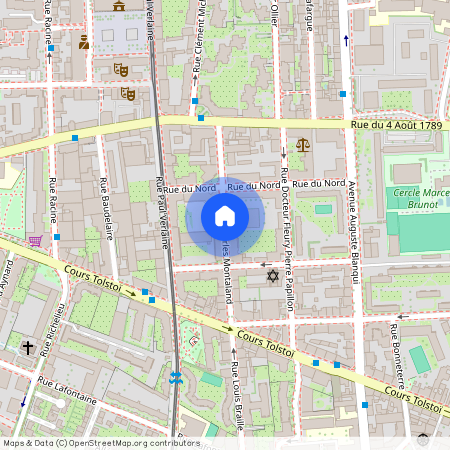 Rue Charles Montaland, Francja, Villeurbanne