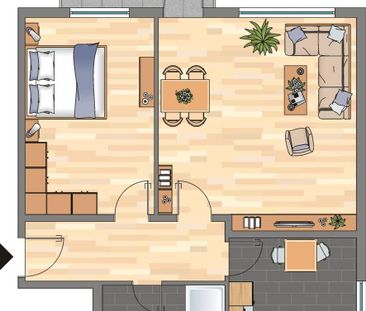 2-Zimmer Wohnung ab Februar `26 zu vermieten - Photo 6