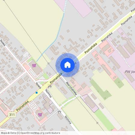 ul. Poznańska, Komorniki, Komorniki, poznański, wielkopolskie, Wiry