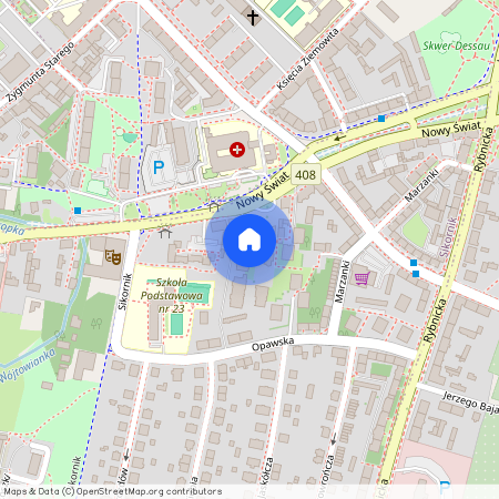 ul. Nowy Świat, Sikornik, Gliwice, śląskie