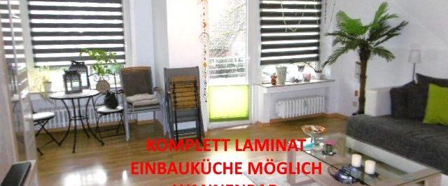 URDENBACH BALKON INS GRÜNE HELL UND RUHIG EINBAUK. MÖGL. KOMPLETT LAMINAT WANNENBAD HOCHPARTERRE - Foto 1