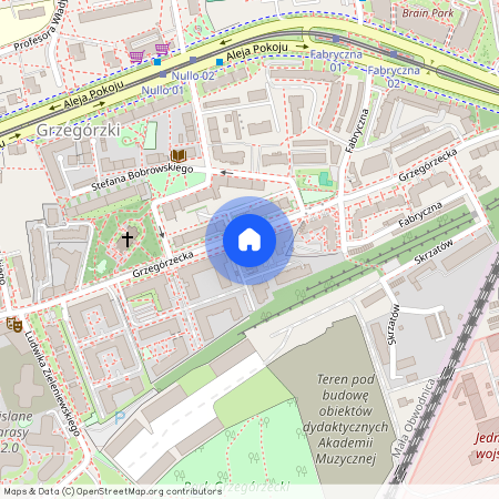 Kraków, Śródmieście, Grzegórzki, ul. Grzegórzecka