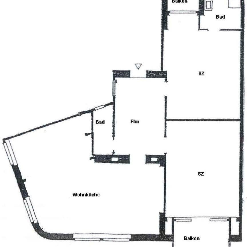 Wunderschöne, möblierte 3-Zimmer-Wohnung mit Balkonen in Düsseldorf-Düsseltal - Foto 1