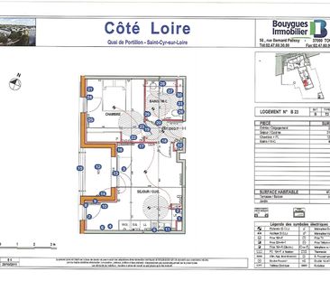 Location Appartement 2 pièces 41m² ST CYR SUR LOIRE 37540 - Photo 2