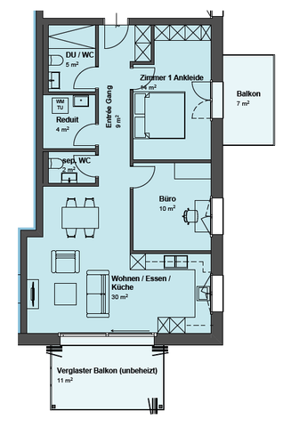 Erstbezug! Hochwertige 3.5-Zimmer-Eigentumswohnung - Foto 5