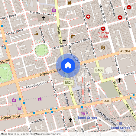 Wigmore Street, Marylebone, London, W1U