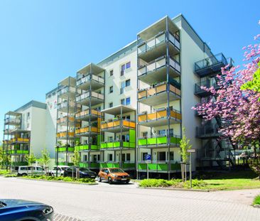 Barrierefreie 2-Raum Wohnung mit großem Balkon und Aufzug - Foto 5