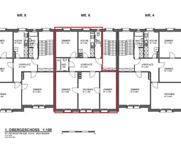 Charmante 4-Zimmer-Altbauwohnung im Herzen von Baden - Photo 6