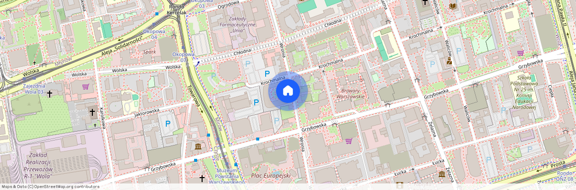 Warszawa, Wola, Wola, Mirów, Wronia