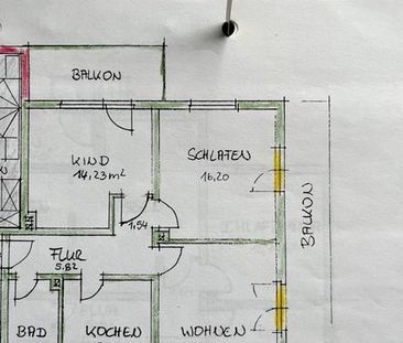 3 Zimmer Küche Bad & Balkon - Photo 1