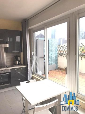 COURBEVOIE STUDIO MEUBLE + TERRASSE - Photo 4