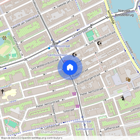 Van Woustraat 115-3, Willibrordusbuurt, 1074AH, Amsterdam