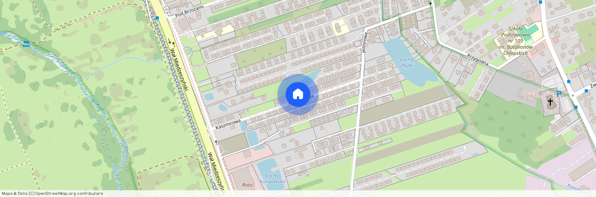 ul. Kaszmirowa, Zerzeń, Wawer, Warszawa, mazowieckie