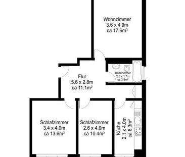 3 Zimmer, 68 m², EG - Photo 4