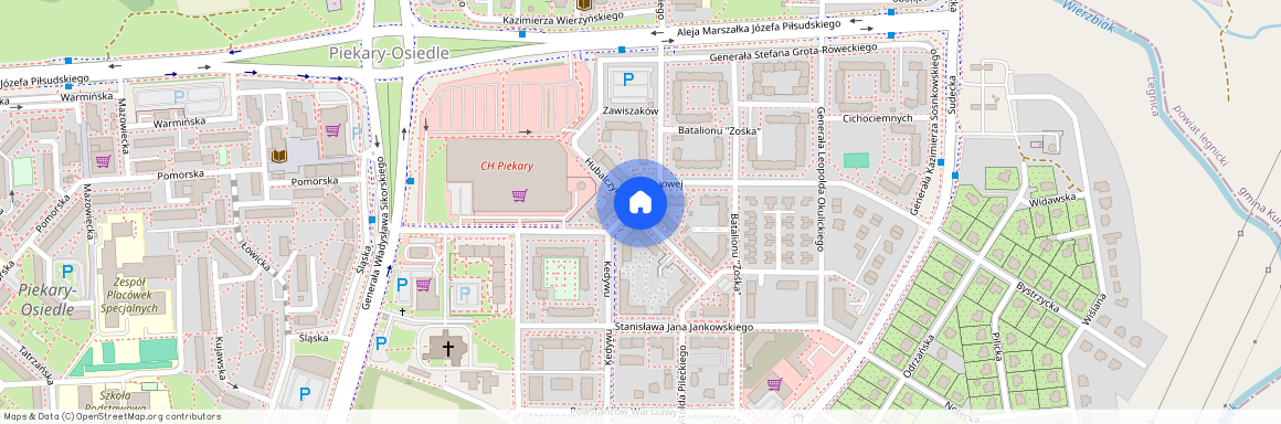 ul. Hubalczyków, Legnica, dolnośląskie