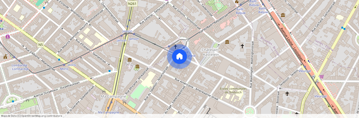rue de l'Aqueduc, 79, 1050, Ixelles
