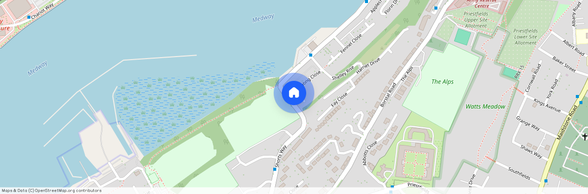 Keating Close, Esplanade, Rochester, Kent, ME1