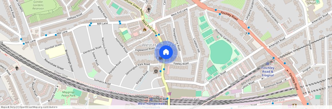 216 West end land, London