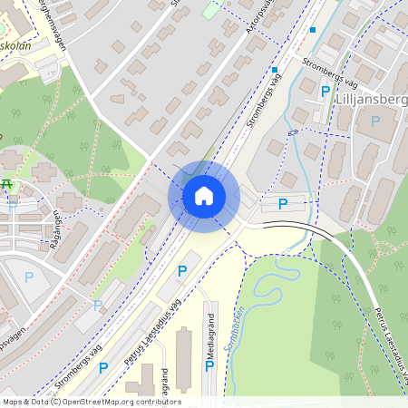 Strombergs väg, Umeå