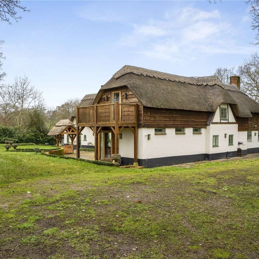 A beautifully presented thatched cottage nestled in the charming landscapes of the New Forest. - Photo 1