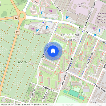 ul. Szarych Szeregów, Żary, żarski, lubuskie