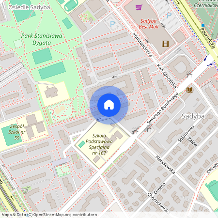 Warszawa, Mokotów, św., Bonifacego