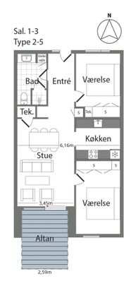 Skansehøj 14 1. lejl. 2 9400 Nørresundby - Foto 1