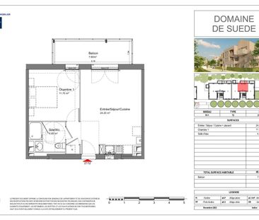 Location Appartement 2 pièces 40m² TOURS 37100 - Photo 6
