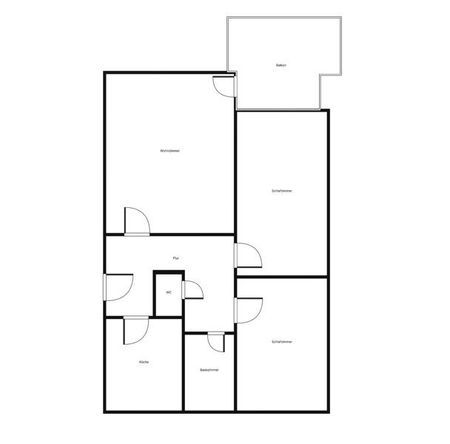 Perfekt für Sie – 3-Zimmer im Erdgeschoss mit Balkon - Photo 3