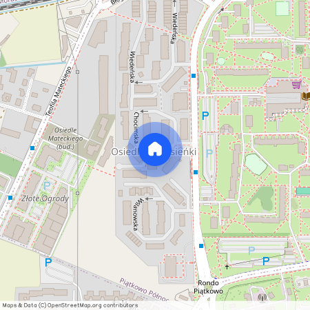 ul. Chocimska, Piątkowo, Stare Miasto, Poznań, wielkopolskie