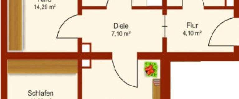 modernisierte charmante 3-Zimmer-Wohnung in ruhiger Lage mit modernen Bad - Foto 1