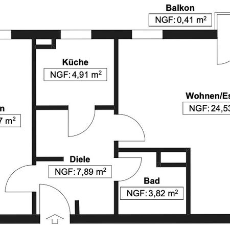TOP sanierte und möbilierte 2 - Zimmer Wohnung mit Balkon und Einbauküche - Photo 4