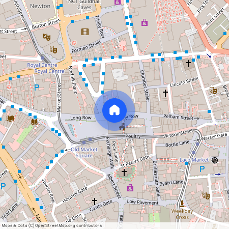 Long Row, Nottingham, NG1 2DH