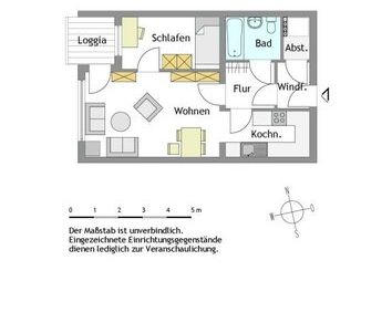 Seniorengerechte 1-Zimmer-Wohnung in Mülheim-Dümpten mit Wohnberech... - Foto 1