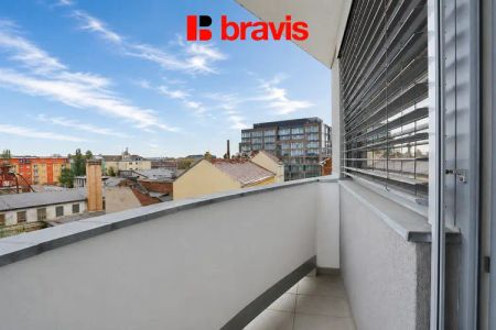 Pronájem bytu 1+kk, Brno - střed, ulice Rumiště, balkon, garážové stání, sklep - Photo 4