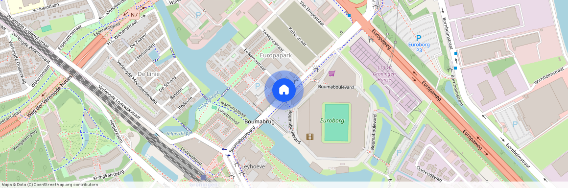 Europapark, 9723 ZT, Boumaboulevard, Groningen