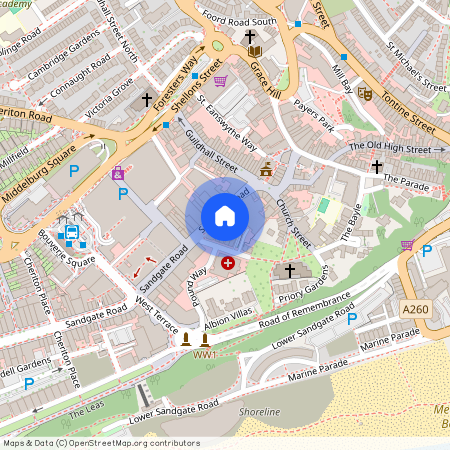 Sandgate Road, Folkestone, Kent, CT20