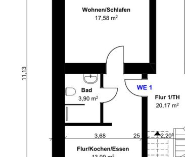 1-Zimmer-Wohnung in Dortmund – Sofort bezugsfrei - Photo 1