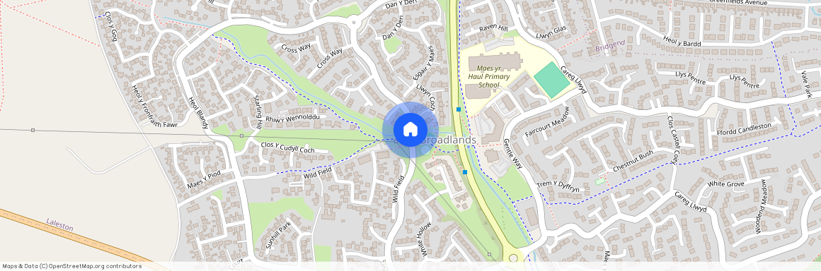 Llwyn Coch, Broadlands, Bridgend