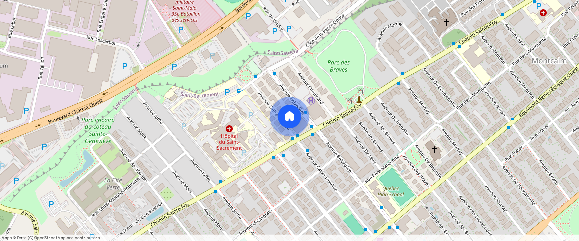 ** Avenue Calixa-Lavallée, Québec, Québec, Capitale-Nationale, G1S 3G7