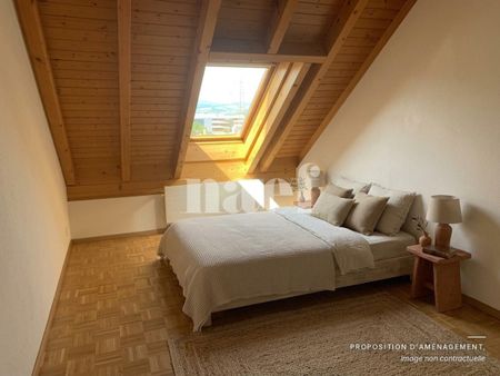 Charmant duplex de 5.5 pièces au 4ème étage avec balcon - Photo 5