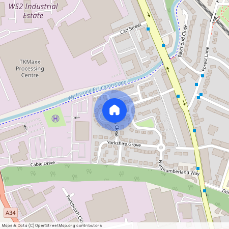 Shropshire Close, Walsall