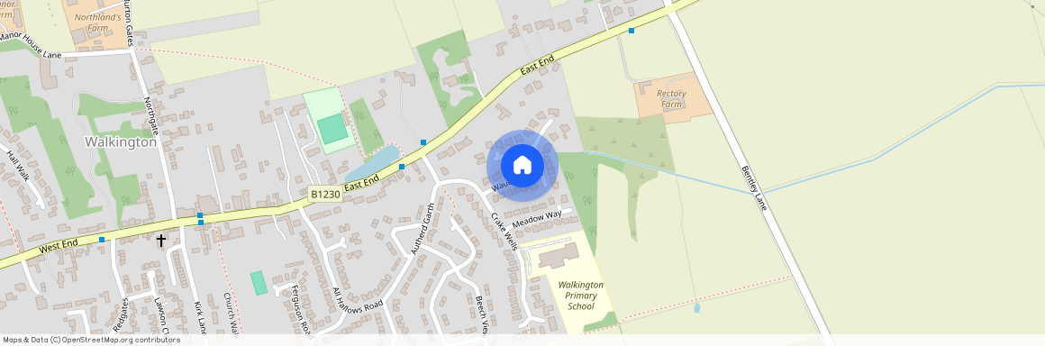 Waudby Close, Beverley, East Riding of Yorkshire, UK, HU17 8SA, Walkington